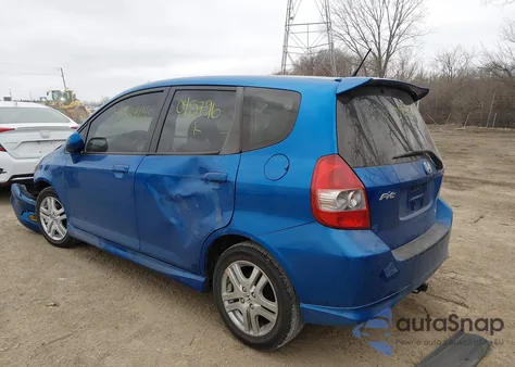 2008 Honda Fit Sport z USA, uszkodzony, nr VIN JHMGD37688S045796